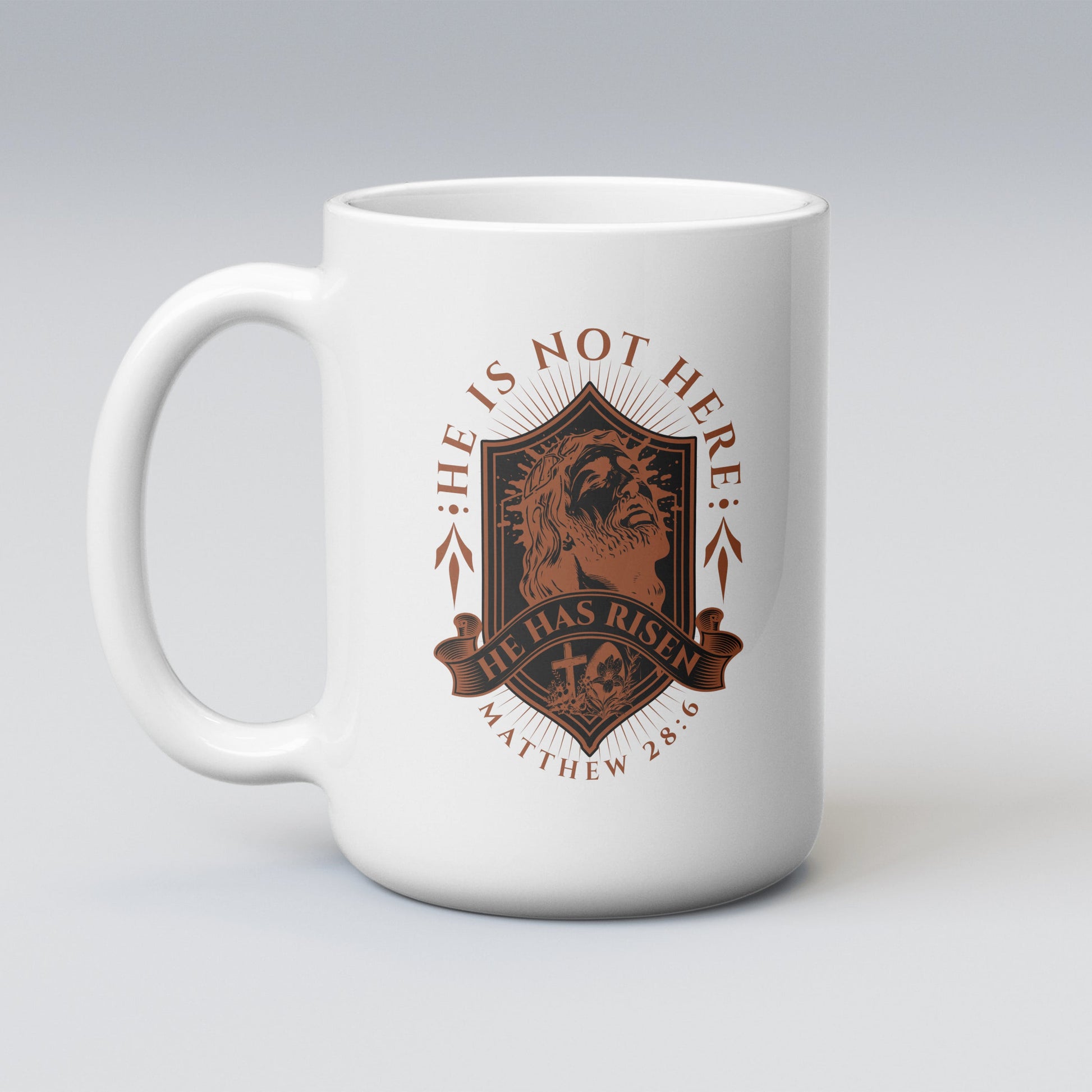 He is Not Here Mug