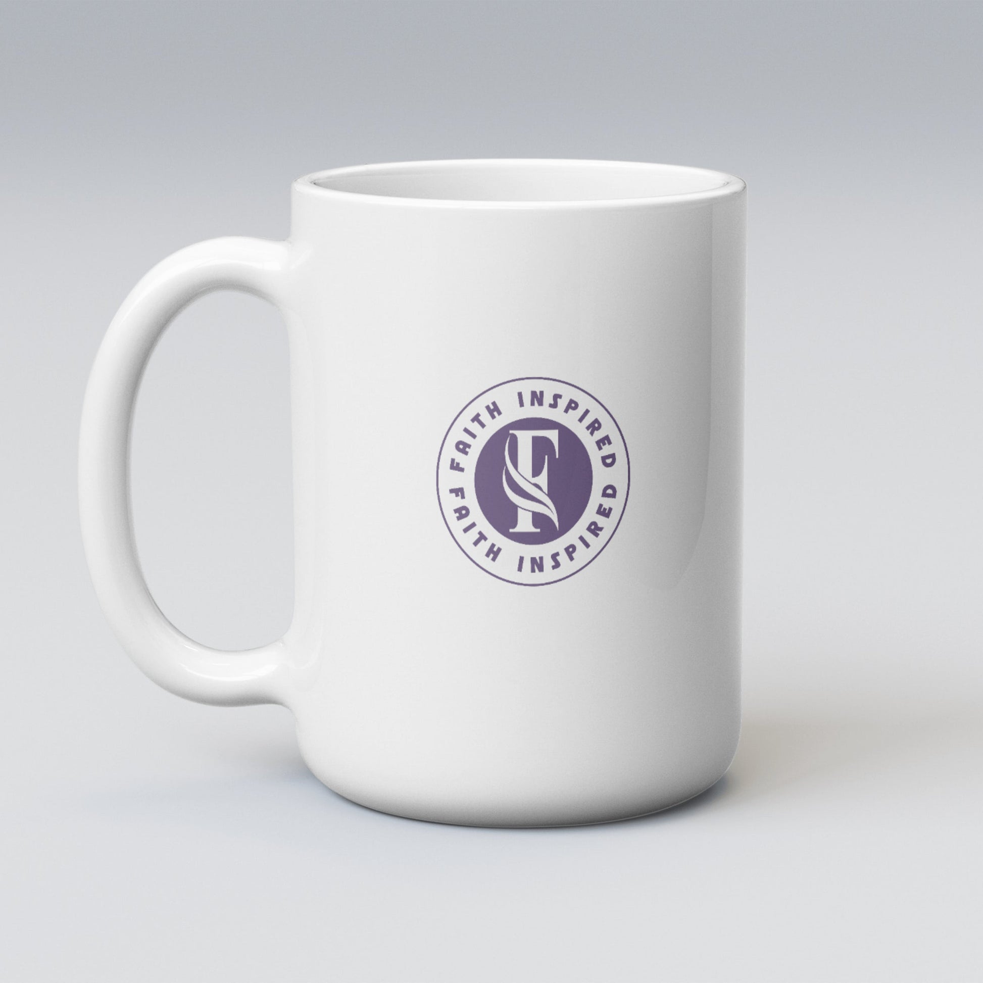 Faith inspired mug logo