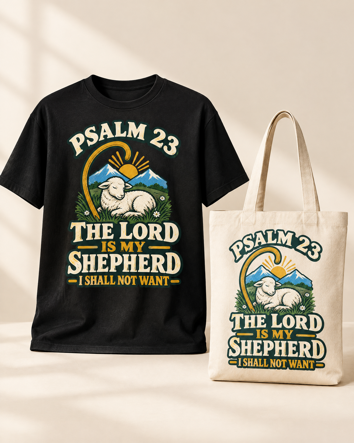 Psalms 23 Streetwear Tee short sleeve